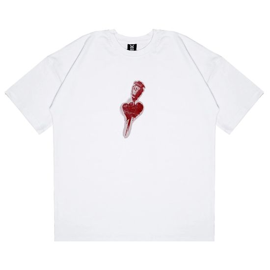 Футболка HOOK «Яд» оверсайз белый