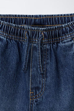 ZARA ДЖИНСЫ BAGGY С ЭТИКЕТКОЙ, СИНИЙ