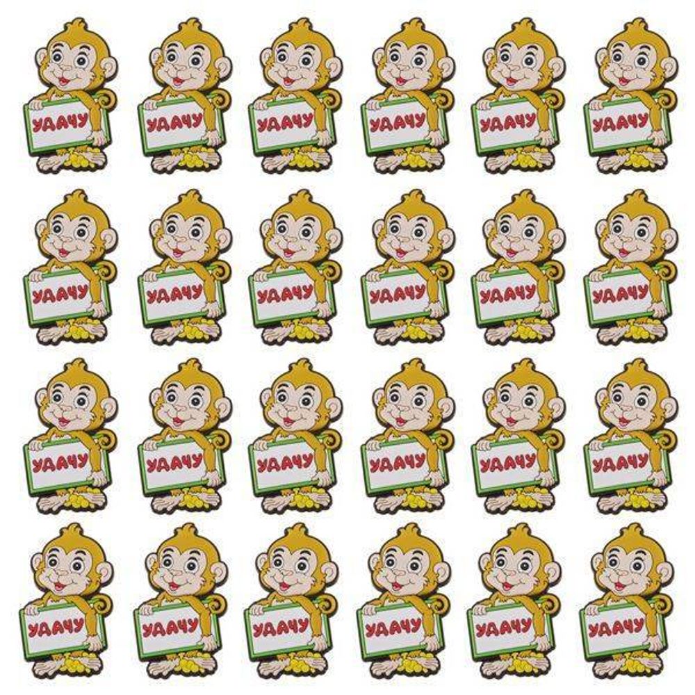 КОМПЛЕКТ ДЕКОРАТИВНЫХ ИЗДЕЛИЙ НА МАГНИТЕ ИЗ 24ШТ. ВЫСОТА=6 СМ.