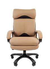 Офисное кресло Chairman 505 экопремиум бежевый (черный пластик)