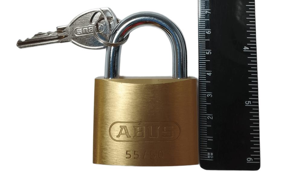 Навесной замок ABUS 55/50 латунь