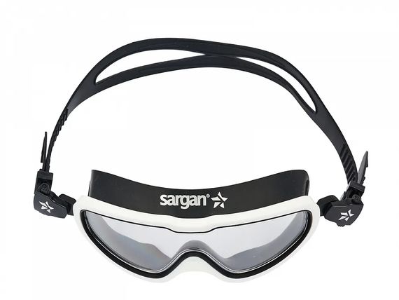 Очки для плавания детские Sargan Старт черный/белый