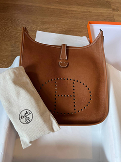 Сумка Hermes Evelyne 29 Barenia Faubourg Fauve