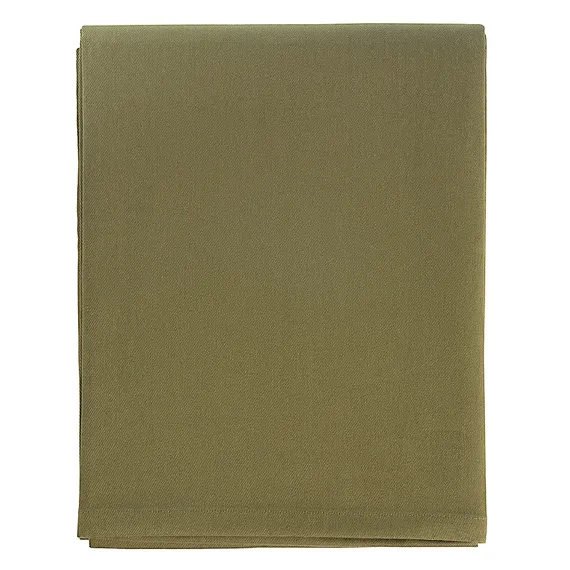 Скатерть из хлопка оливкового цвета из коллекции essential, 170х170 см