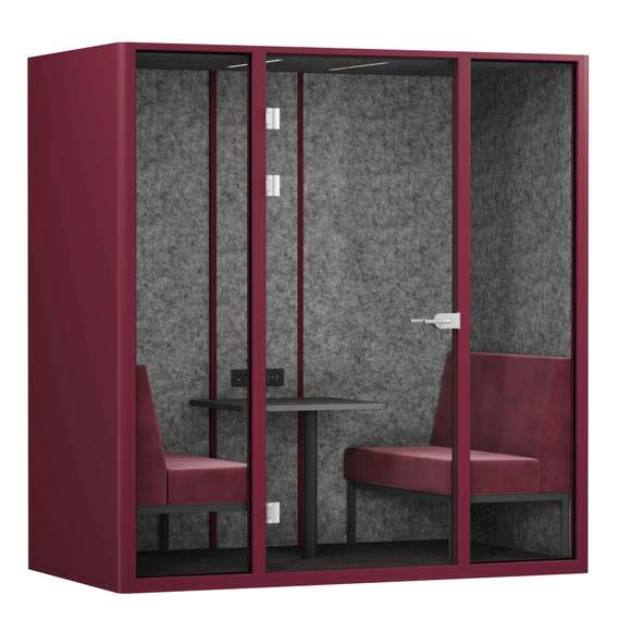 SoundCube RV QUATTRO з/с-глухая SDC-2.2-WA Бордовый/Морская галька/Бордовый/Антрацит/Прозрачный/Серый