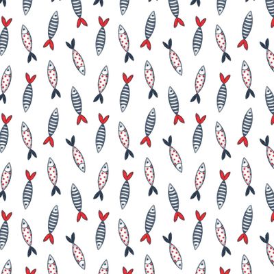 Сканди Рыбки на белом