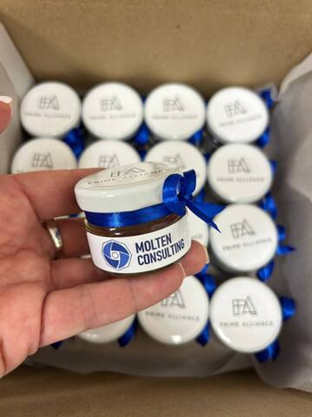 Брендированные баночки с медом (медовым суфле), 35 грамм