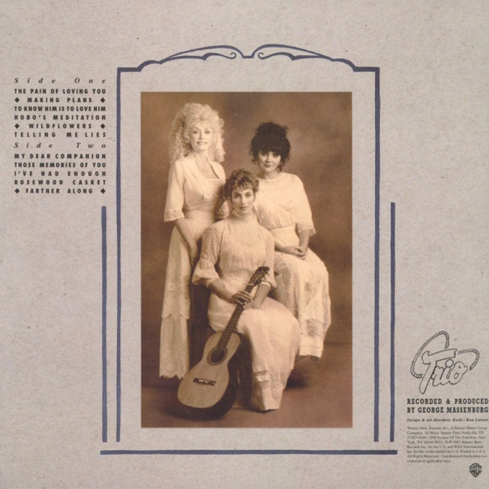 Dolly Parton, Linda Ronstadt And Emmylou Harris / Trio (LP)