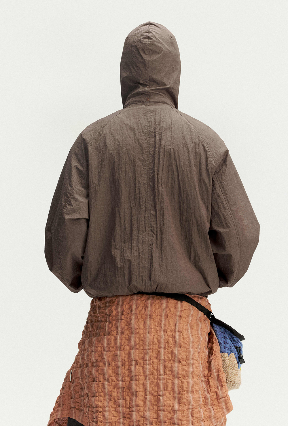 Ветровка Nothomme Monterest Outdoor Water-Repellent Reflective Print Loose Fit Stand Collar Hidden Hood Jacket