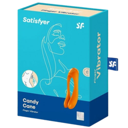 Вибратор-подкова на палец Satisfyer Candy Cane (3 мотора, 10 режимов)