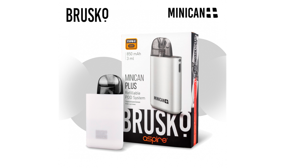 BRUSKO Minican Plus White