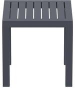 Столик пластиковый журнальный Siesta Contract Ocean Side Table, темно-серый