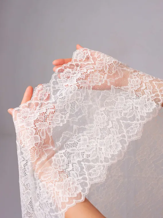 03-290 ОПТ Кружево эластичное 23 см, айвори