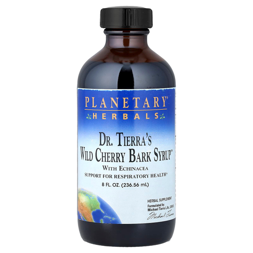 Planetary Herbals, доктор Tierra's, сироп из коры дикой вишни, 236,56 мл (8 жидк. унций)