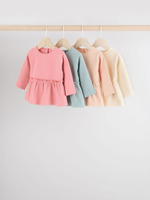 Платье для девочки Next E83-874, 4 шт., Розовый, Голубой, Молочный