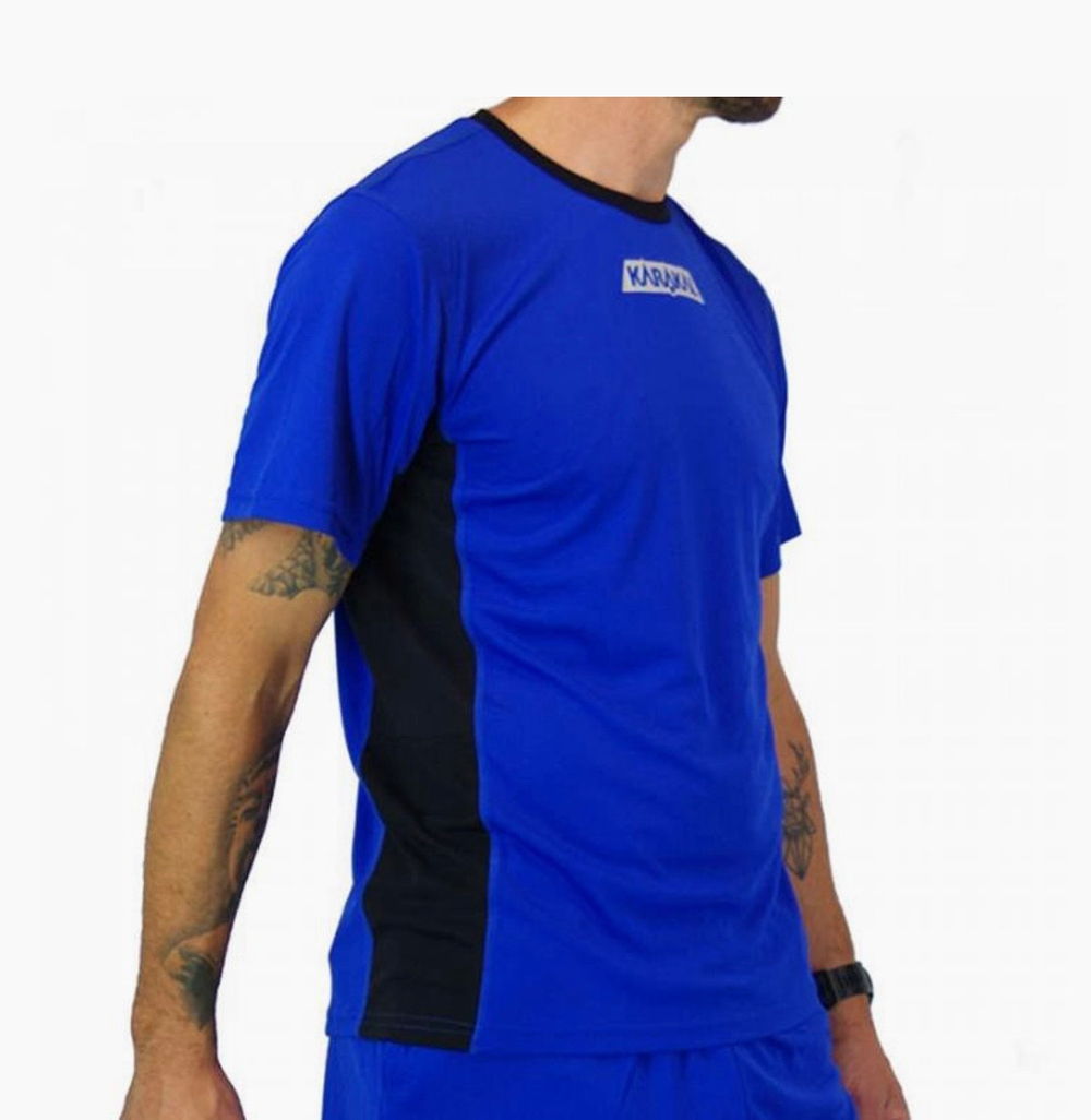 Karakal PRO TOUR TEE, BLUE/GRAPHITE, M