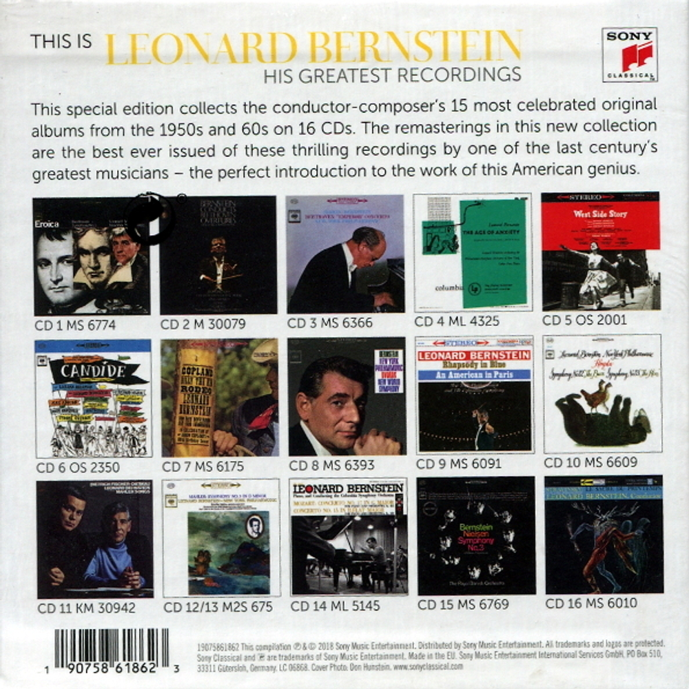 Leonard Bernstein / This Is Leonard Bernstein - His Greatest Recordings (16CD)