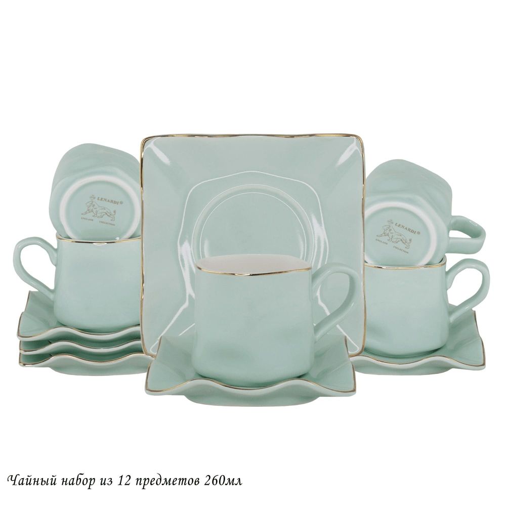 Lenardi 106-263 Чайный набор 12пр. 260 мл в под.уп.(х6)Фарфор