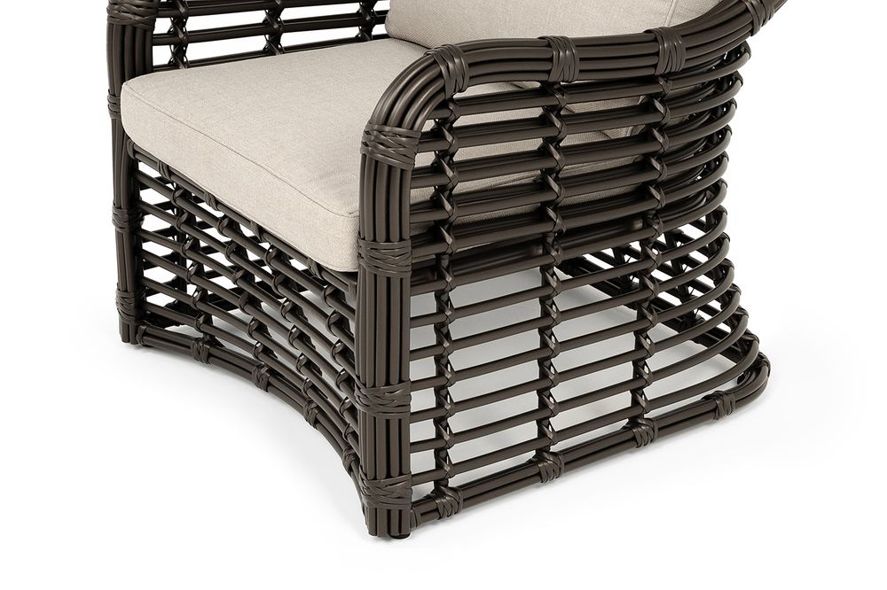 "Ницца" кресло из искусственного ротанга, цвет бронзовый