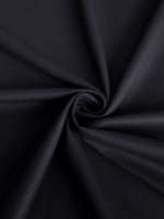 Коттон однот брючный, черный twill satin
