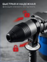 Перфоратор ЗУБР ЗПМ-40-1300ЭВ 40 мм, 1300 Вт, АВТ, SDS-Max ЗПМ-40-1300 ЭВ