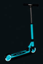 Самокат Micro Sprite Glow (светится в темноте) LED, белый