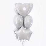 F Шар Звезда 18''/46 см, Белый (БГ-15)