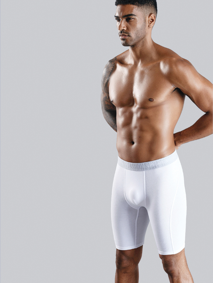 Удлиненные мужские трусы боксеры