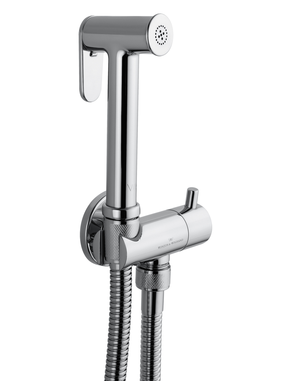 Гигиенический душ с запорным вентилем WONZON & WOGHAND, Хром (WW-88809903-CR)