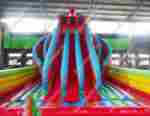 Детский надувной батут-горка "Крутые виражи"