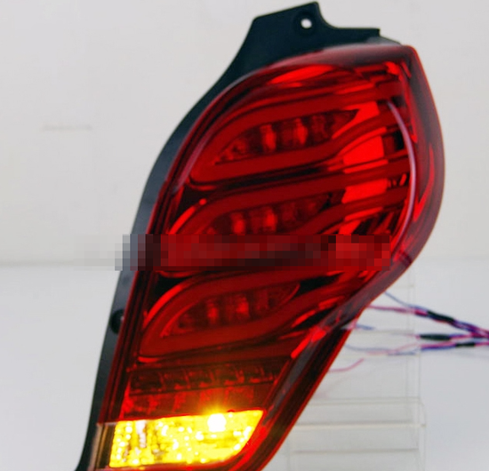 Задние фонари Шевроле Спарк 2009-2015 V2 type [Комплект Л+П; Светодиодные; Динамичный поворотник]