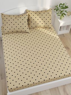 Постельное белье Сказка "Адель" евро Наволочка 70х70 см 2 шт Простынь 240х215 см Пододеяльник 200х215 см, перкаль