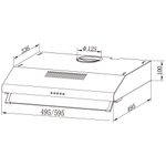 Встраиваемая вытяжка Oasis серии PROMO UP-50I