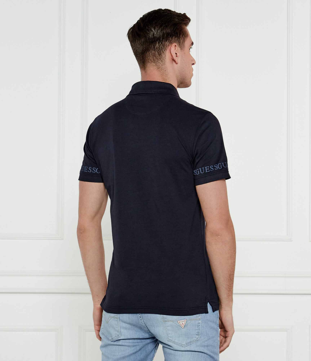 Поло NOLAN GUESS - темно-синий(M5RP66 J1314)
