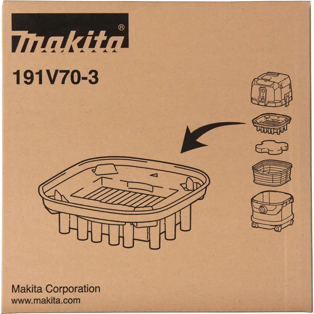 Фильтр HEPA для пылесоса Makita 191V70-3