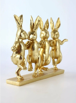 Статуэтка 4 зайца Hoff Interieur Nostalgia