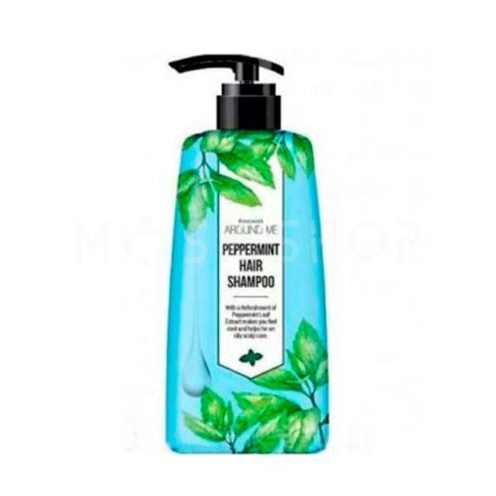 Welcos Around Me Peppermint Hair Shampoo шампунь для волос с мятой перечной