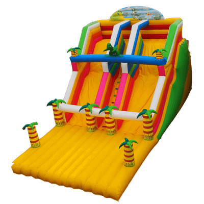 Надувной батут-горка "Горные приключения"