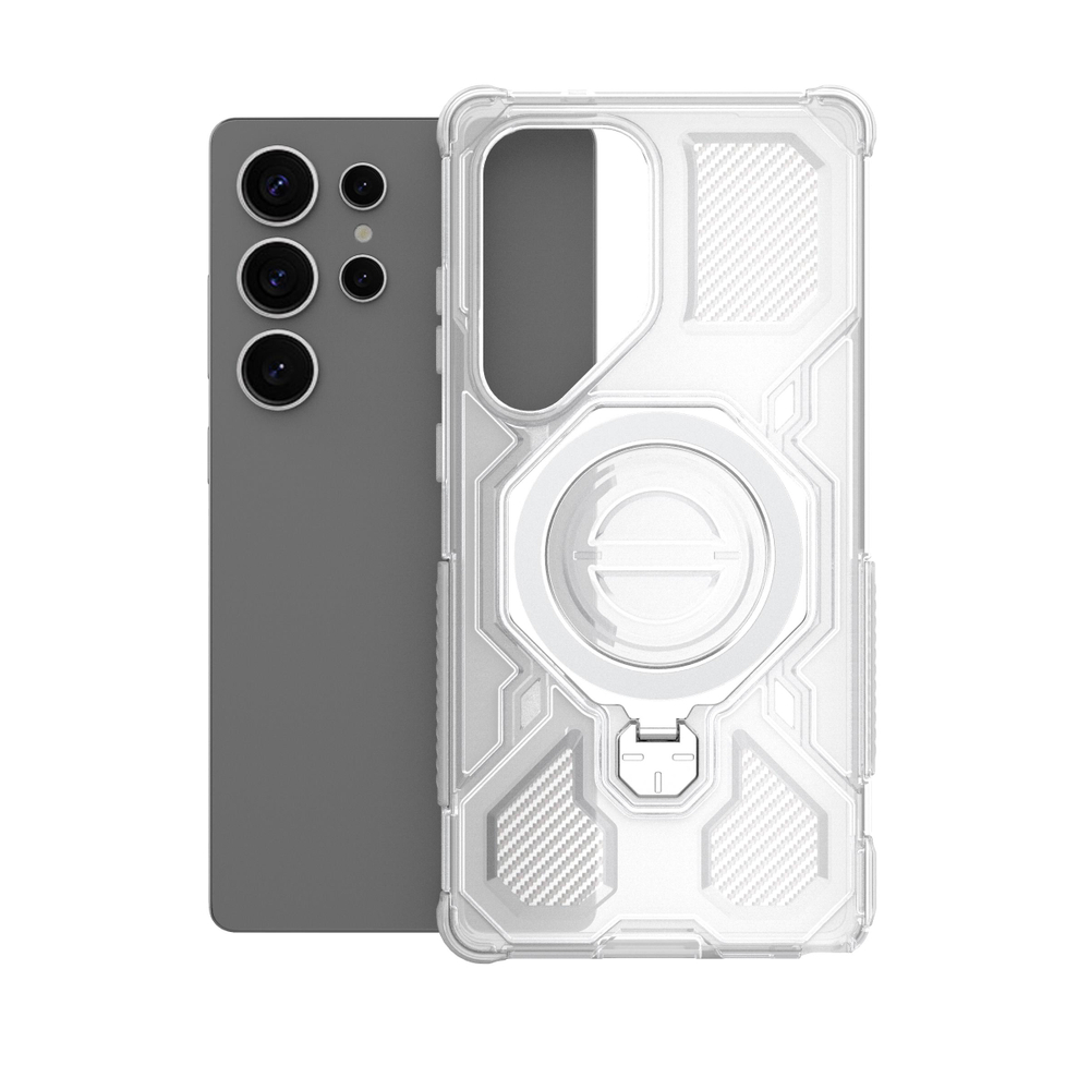 Прозрачный силиконовый чехол Expressive Clear Case для Samsung Galaxy S25 Ultra