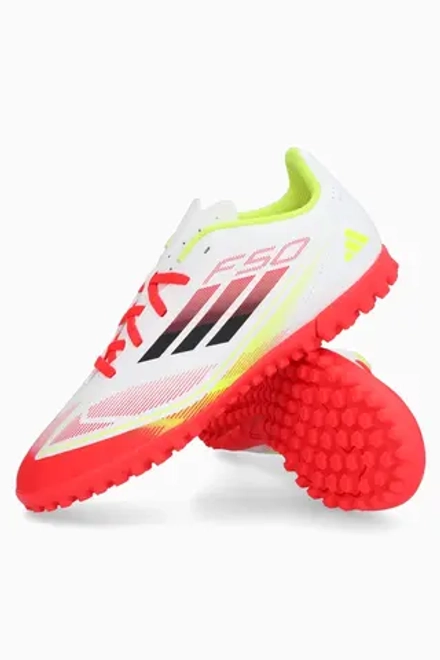 Сороконожки adidas F50 Club TF Junior - белый