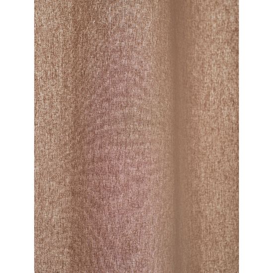 Штора из хлопка с помпонами бежево-серого цвета из коллекции essential, 150х290 см