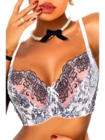 Французская модель Бюстгальтера большой размер с косточками