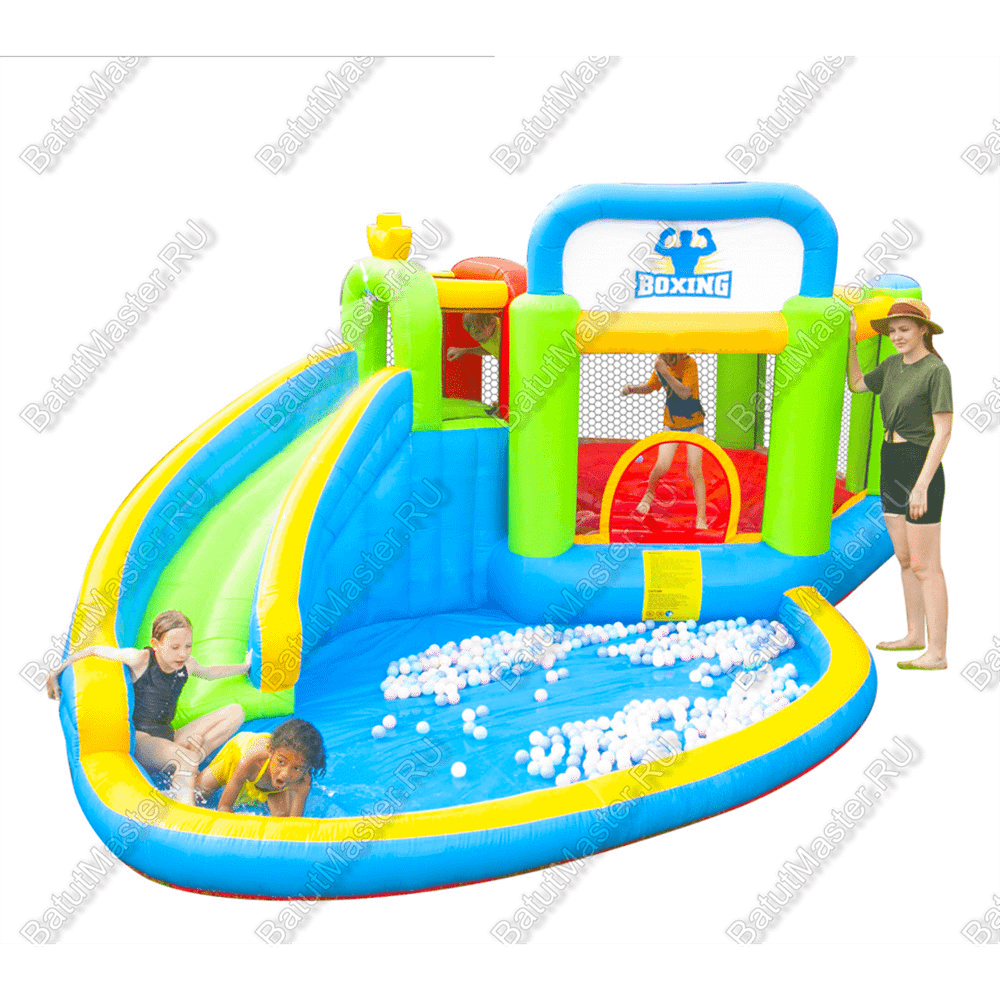 Батут в квартиру "Водная горка" 5,2*4,1*2,25 м