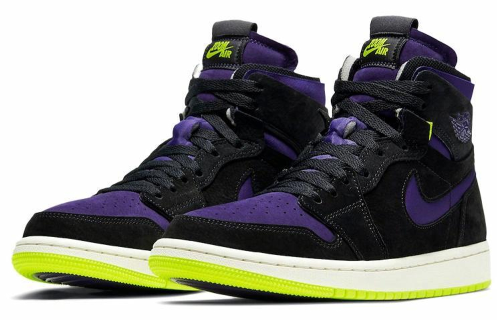 Кроссовки Jordan Air Jordan 1 High Zoom Air Cmft "Plum Purple" (Женская размерная сетка)