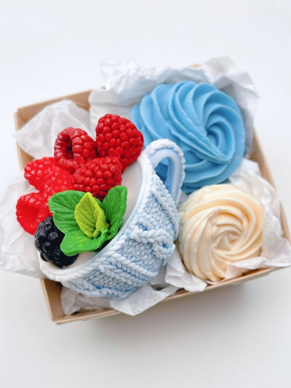 Набор мыла «Чашка с ягодами, блюскай»