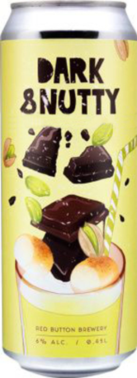 Пиво Рэд Баттон Дарк & Нати / Red Button Dark & Nutty 0.45 - банка