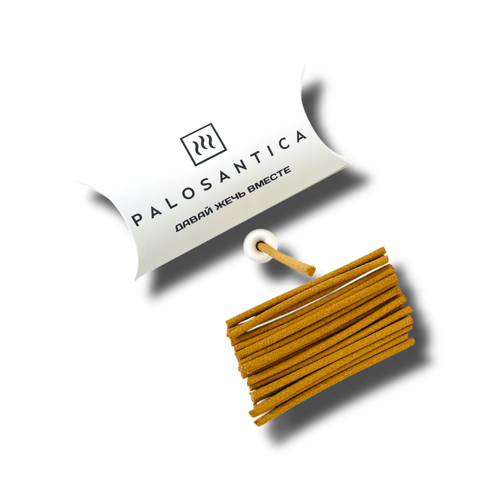 20 шт, безосновные аромапалочки из пало санто с подставкой