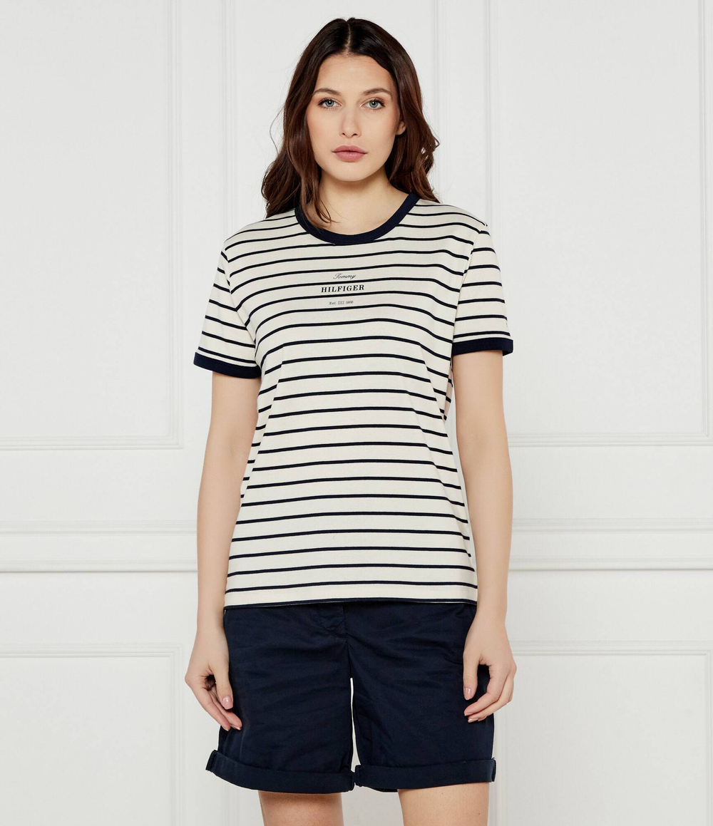 Футболка Tommy Hilfiger - экрю(WW0WW44586)