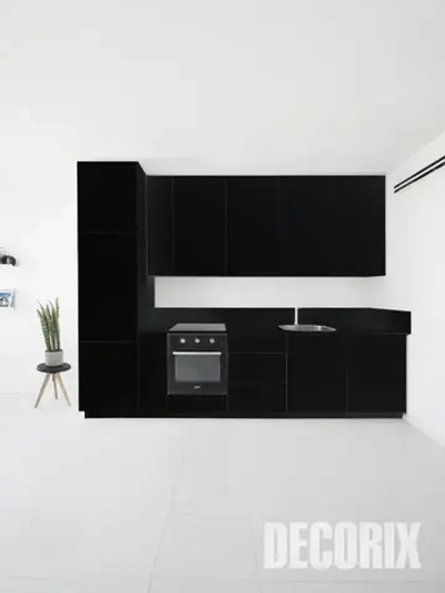 Краска черная в баллончике матовая акриловая DECORIX - эмаль аэрозольная для любых поверхностей 520 мл