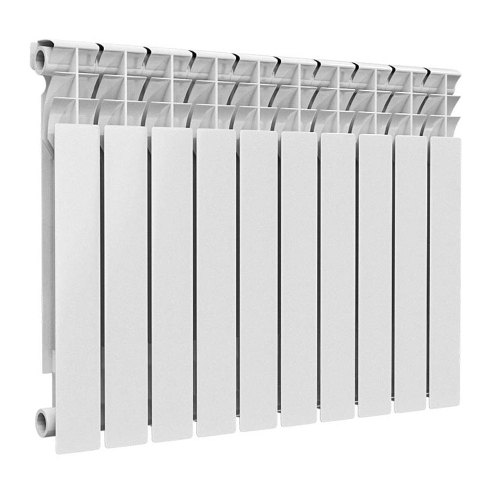 Радиатор биметаллический Ogint Ultra Plus 350 10 секций белый RAL 9016